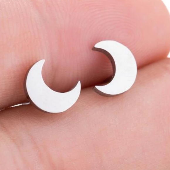 Moon Earrings - Picture 1 of 3